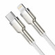 Кабель Baseus Cafule Series Metal Data Cable Type-C to iP PD 20W 1m White (CATLJK-A02)
