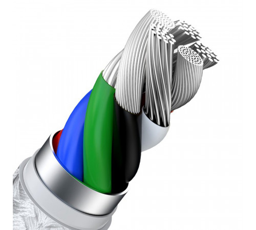 Кабель Baseus Cafule Series Metal Data Cable Type-C to iP PD 20W 1m White (CATLJK-A02)