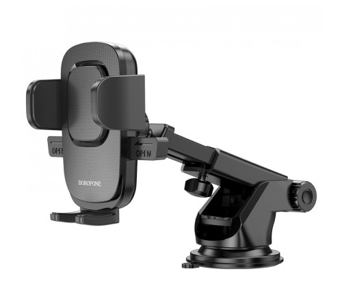 Автотримач для телефона BOROFONE BH60 Dainty center console car holder Black (6974443382754)