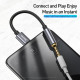 Кабель-перехiдник Baseus Type-C Male to 3.5mm Female Adapter L54 Deep Grey (CATL54-0G)