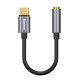 Кабель-перехiдник Baseus Type-C Male to 3.5mm Female Adapter L54 Deep Grey (CATL54-0G)