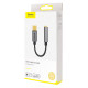 Кабель-перехiдник Baseus Type-C Male to 3.5mm Female Adapter L54 Deep Grey (CATL54-0G)