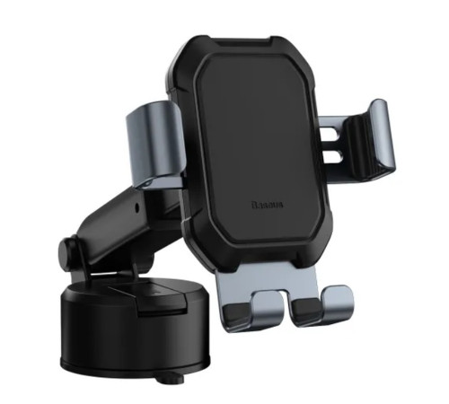 Автотримач для телефона Baseus Tank gravity car mount holder with suction base Tarnish Black (SUYL-TK01)