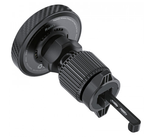 Автотримач для телефона з БЗП ACEFAST D33 Qi2 magnetic wireless charging car holder for air vent Black (6974316280293)