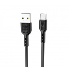 Кабель HOCO X33 Type-C 5A Surge charging data cable Black (6931474706119)