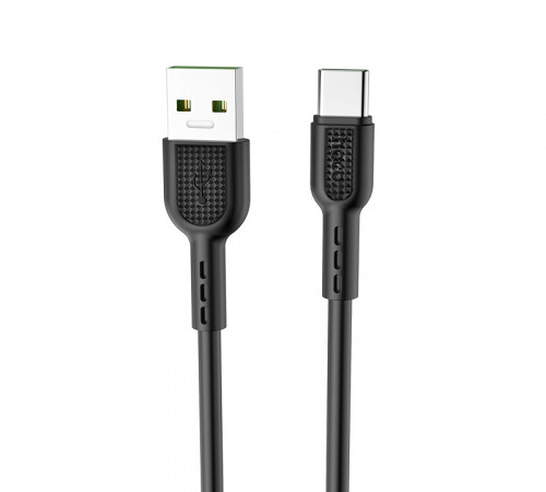 Кабель HOCO X33 Type-C 5A Surge charging data cable Black (6931474706119)