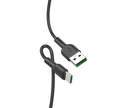 Кабель HOCO X33 Type-C 5A Surge charging data cable Black (6931474706119)