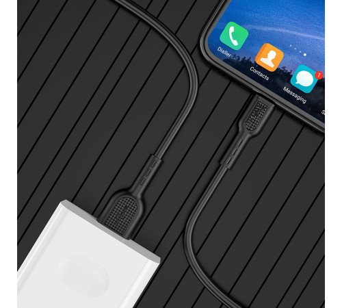 Кабель HOCO X33 Type-C 5A Surge charging data cable Black (6931474706119)