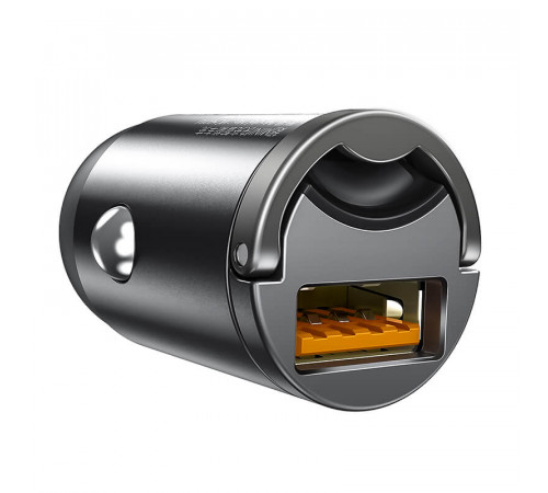 Автомобільний зарядний пристрій Baseus Tiny Star Mini Quick Charge Car Charger USB Port 30W Gray (VCHX-A0G)
