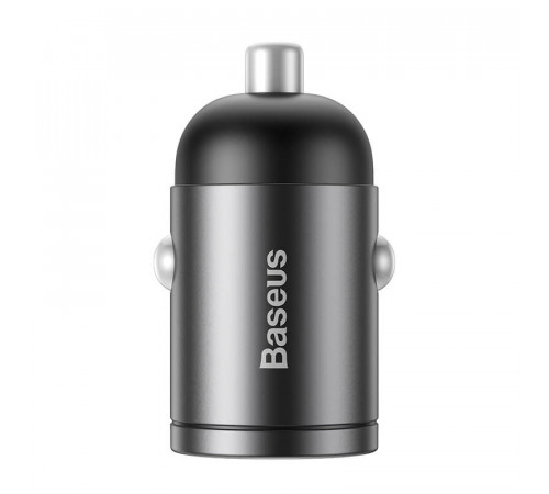 Автомобільний зарядний пристрій Baseus Tiny Star Mini Quick Charge Car Charger USB Port 30W Gray (VCHX-A0G)