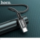 Кабель HOCO X14 Type-C to Type-C 60W, 1m, nylon, aluminum connectors, Black (6931474752215)