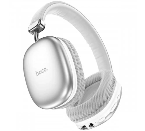 Бездротові накладні навушники HOCO W35 wireless headphones Silver (6931474766250)