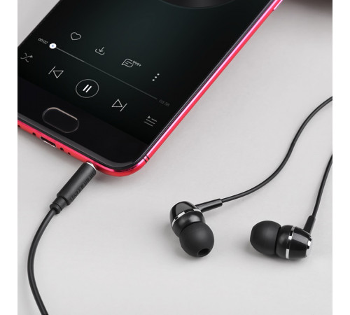 Навушники дротові BOROFONE BM36 (3.5mm) Black (6931474709691)