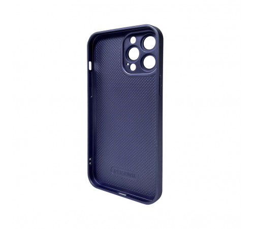 Чохол для смартфона AG Glass Matt Frame Color Logo for Apple iPhone 13 Pro Max Navy Blue (AGMattFrameiP13PMBlue)