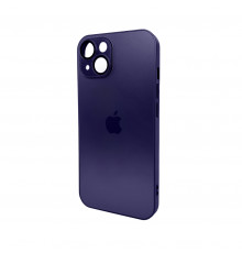Чохол для смартфона AG Glass Matt Frame Color Logo for Apple iPhone 14 Deep Purple (AGMattFrameiP14Purple)