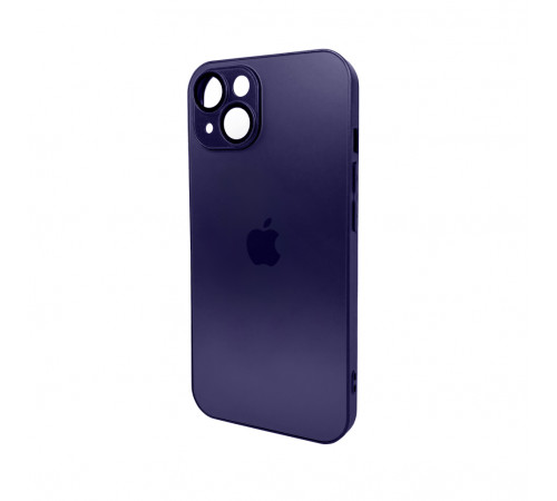 Чохол для смартфона AG Glass Matt Frame Color Logo for Apple iPhone 14 Deep Purple (AGMattFrameiP14Purple)