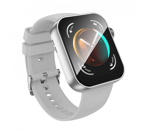 Смарт-годинник BOROFONE BD13 42mm. 230 mAh. Smart sports watch (call version) Silver (6941991120640)