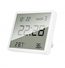 Термогигрометр HOCO HX41 Indoor electronic clock with hygrothermometer White (6942007647830)