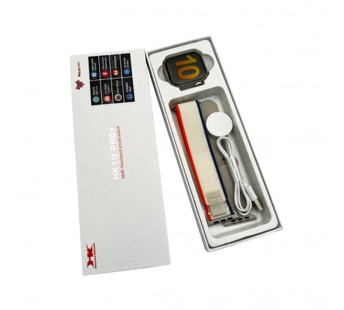 Смарт-годинник HK 10 Pro Plus 46mm. 260 mAh. IP67+Amoled Grey+Gold (HK10P+3Grey)