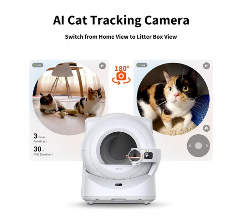 Смарт автоматичний лоток PETKIT Purobot Ultra with Camera (P9903)