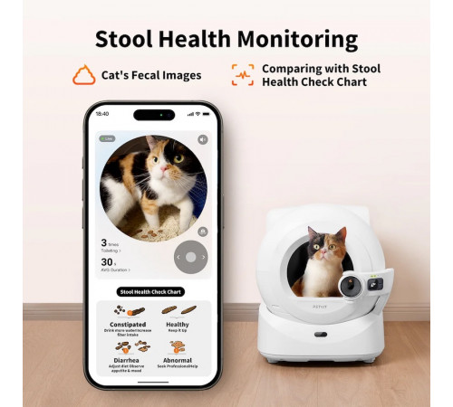 Смарт автоматичний лоток PETKIT Purobot Ultra with Camera (P9903)