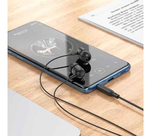 Навушники дротові BOROFONE BM77 (3.5mm) Black (6941991102950)