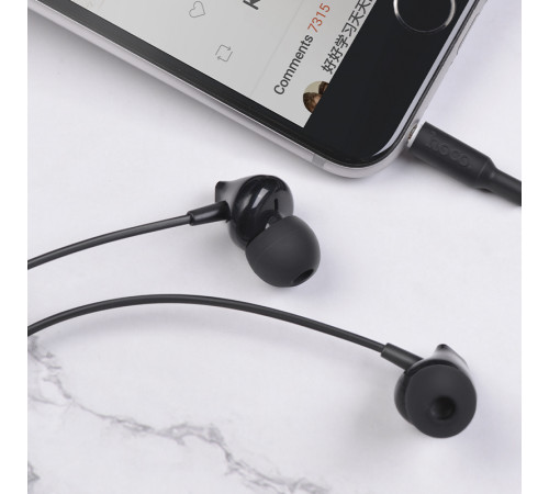 Навушники дротові HOCO M60 (3.5mm) Black (6931474707505)