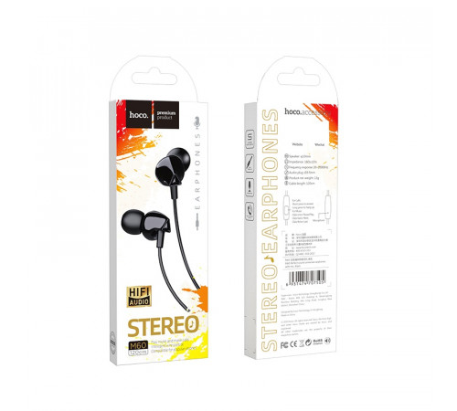 Навушники дротові HOCO M60 (3.5mm) Black (6931474707505)