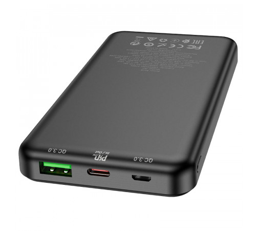 Зовнішній акумулятор HOCO J87 Tacker PD20W+QC3.0 power bank(10000mAh) Black (6931474761019)