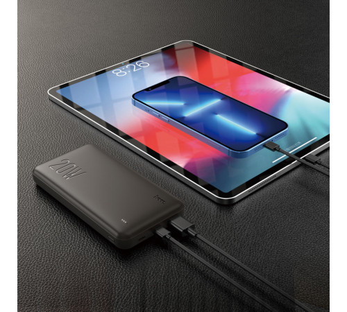 Зовнішній акумулятор HOCO J87 Tacker PD20W+QC3.0 power bank(10000mAh) Black (6931474761019)