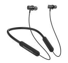 Бездротові спортивні навушники HOCO ES70 Armour neck-mounted BT earphones Black (6942007611602)