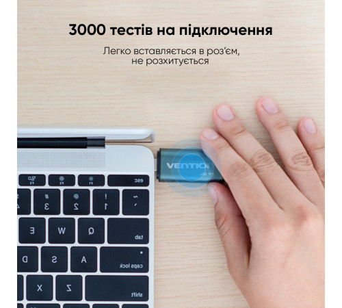 Кардрідер Vention USB3.0 Multi-function Card Reader Gray Metal Type (CCHH0) (CCHH0)