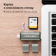 Кардридер Vention USB3.0 Multi-function Card Reader Gray Metal Type (CCHH0) (CCHH0)