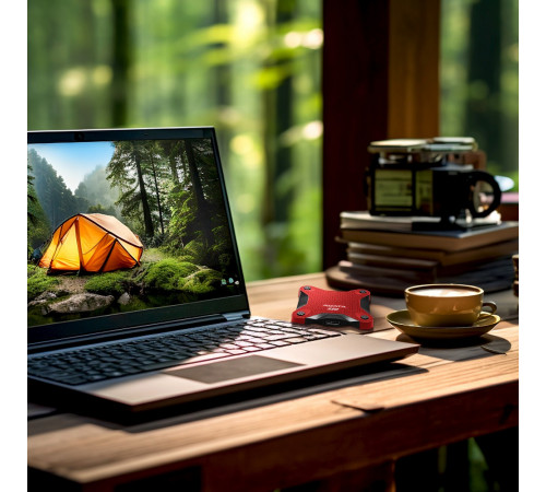 Портативний SSD ADATA SD620 1TB USB 3.2  520/460Mb/s Red (SD620-1TCRD)