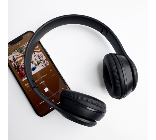 Бездротові накладні навушники BOROFONE BO4 Charming rhyme wireless headphones, Black (6931474709882)