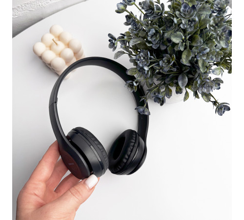 Бездротові накладні навушники BOROFONE BO4 Charming rhyme wireless headphones, Black (6931474709882)