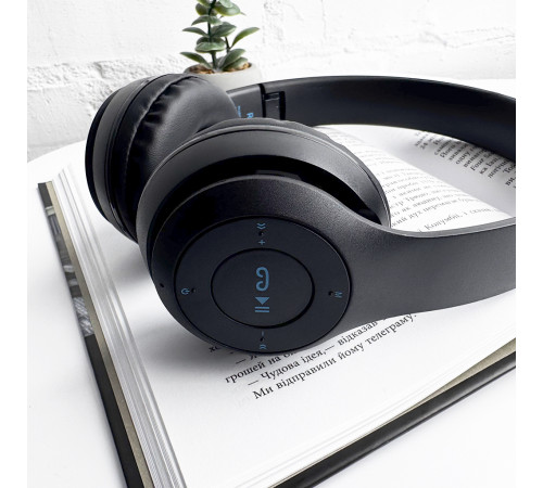 Бездротові накладні навушники BOROFONE BO4 Charming rhyme wireless headphones, Black (6931474709882)