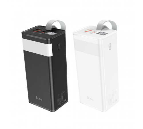 Зовнішній акумулятор HOCO J86 Powermaster 22.5W fully compatible power bank(40000mAh) Black (6931474759214)
