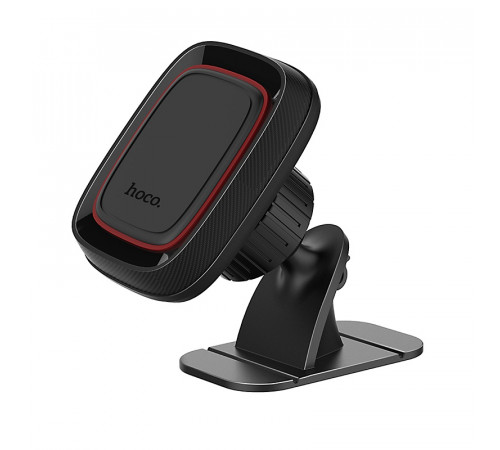 Автотримач для телефона HOCO CA24 Lotto series magnetic automotive center adsorbed holder Black (6957531065593)