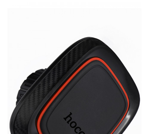 Автотримач для телефона HOCO CA24 Lotto series magnetic automotive center adsorbed holder Black (6957531065593)
