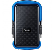 Зовнішній жорсткий диск PHD External 2.5'' Apacer USB 3.1 AC631 2TB Black/Blue (color box) (AP2TBAC631U-1)