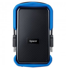 Зовнішній жорсткий диск PHD External 2.5'' Apacer USB 3.1 AC631 2TB Black/Blue (color box) (AP2TBAC631U-1)