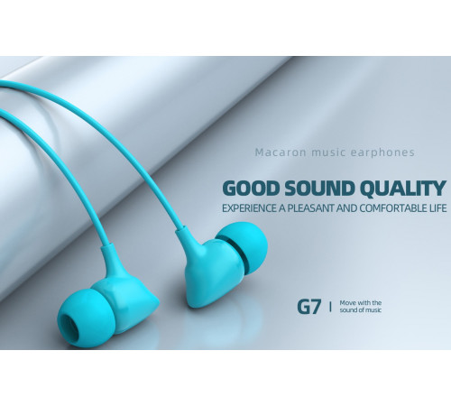 Навушники Celebrat G7 3.5mm 1.2m