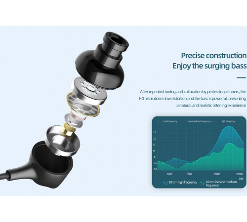 Навушники Celebrat G7 3.5mm 1.2m