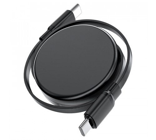 Кабель ACEFAST C13-03 USB-C to USB-C dual retraction charging data cable Black (6974316280132)