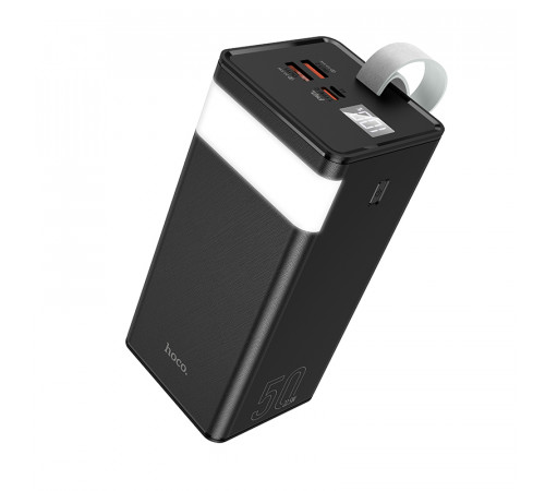 Зовнішній акумулятор HOCO J86A Powermaster 22.5W fully compatible power bank(50000mAh) Black (6931474759238)