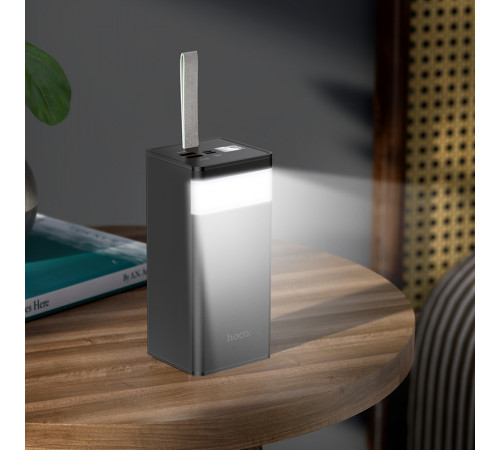 Зовнішній акумулятор HOCO J86A Powermaster 22.5W fully compatible power bank(50000mAh) Black (6931474759238)