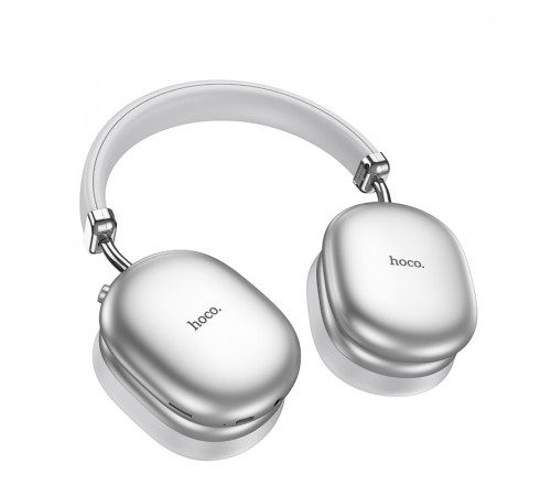 Бездротові накладні навушники HOCO W35 Max Auspicious ANC noise reduction BT headphones Silver (6942007631297)