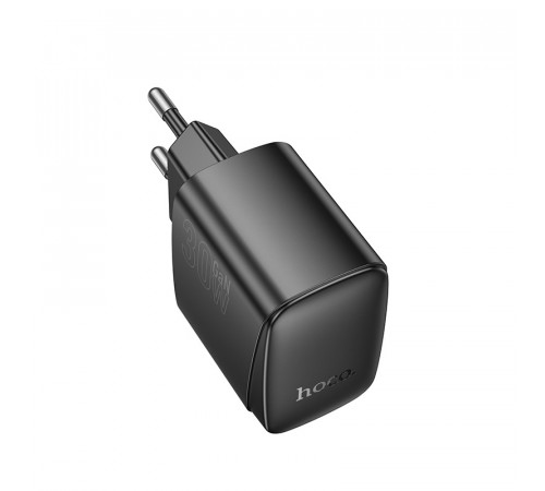 Мережевий зарядний пристрій HOCO CS61A Bright PD30W+QC3.0 charger (EU) Black (6942007638425)