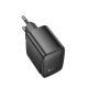 Мережевий зарядний пристрій HOCO CS61A Bright PD30W+QC3.0 charger (EU) Black (6942007638425)
